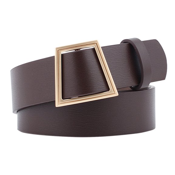 CBGELRT Wide Belts for Women Plus Size Pu Leather Stretch Waist Belts for Jeans Pants with Metal Pin Buckle Ladies Dress Belt, Coffee