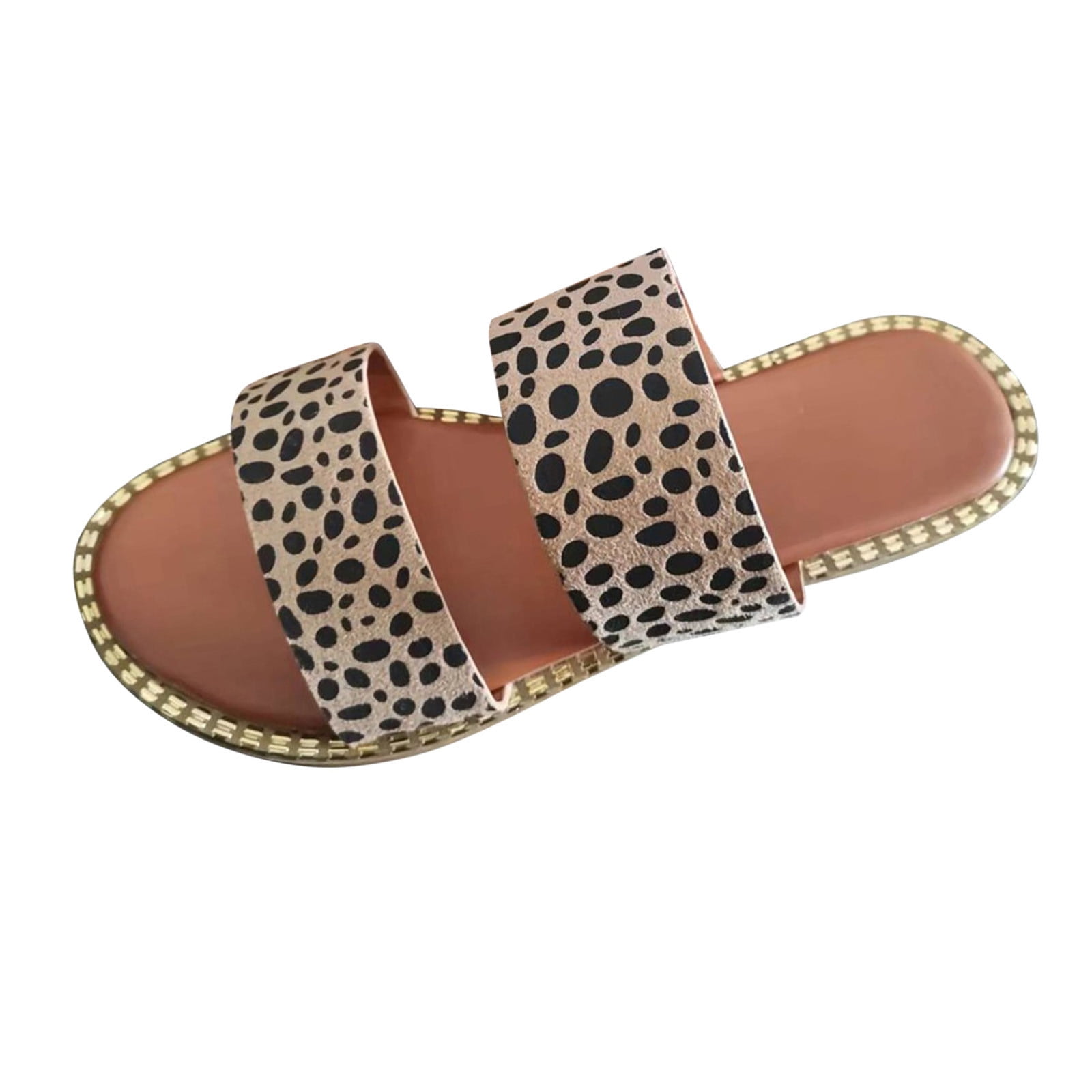 Leopard two clearance strap sandals