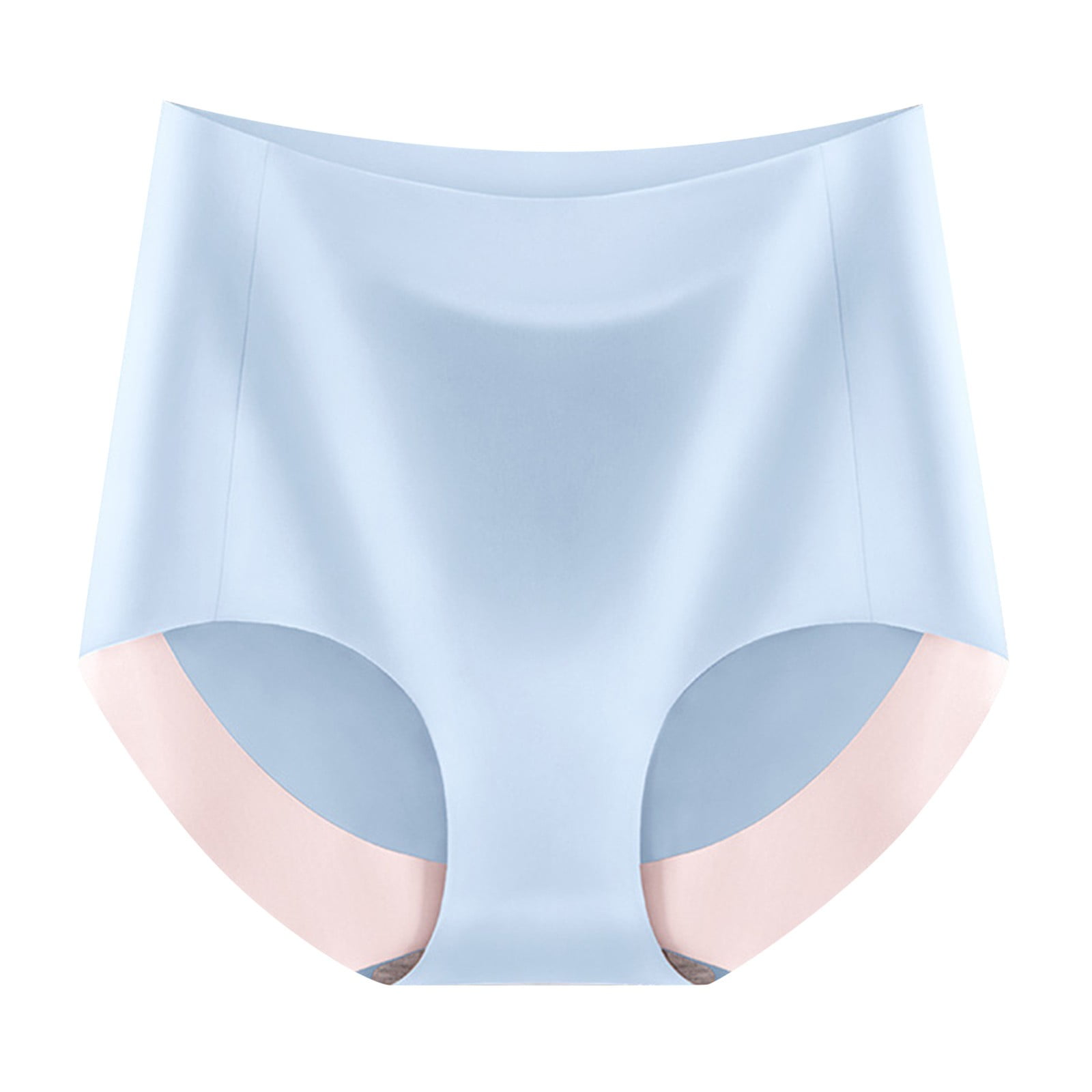 CBGELRT Underwear Women Solid Color Women's Panties Breathable Seamless  Underwear Silk Satin Panty Low Rise T-back Underpants Thong Bikini White M