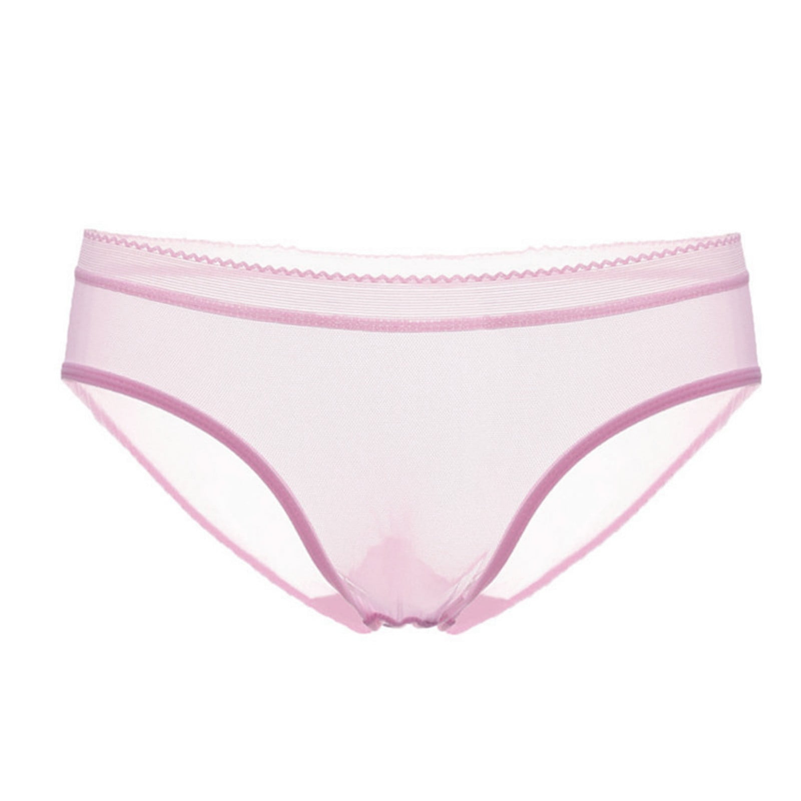 CBGELRT Women's Brief Transparent Panties Women's Underwear Mesh See  Through Comfort Briefs Low Rise Underpants seamless Underwear Thong XL Hot  Pink 