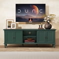 thumbnail image 1 of CBJCBJ 67" TV Stand, for TVs up to 75", Retro Entertainment Center with Storage for Living Room,Green, 1 of 8