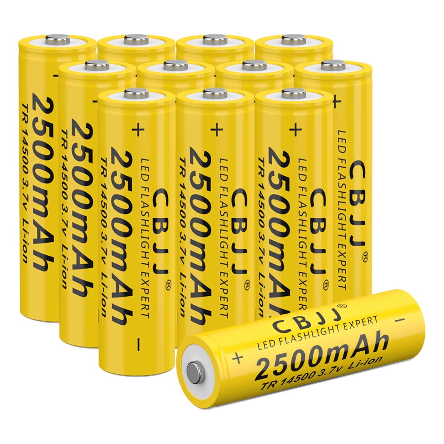 14500 rechargeable flashlight battery CBJJ 14500 Rechargeable Battery Li-ion Cell 3.7V 2500mAh for Flashlight