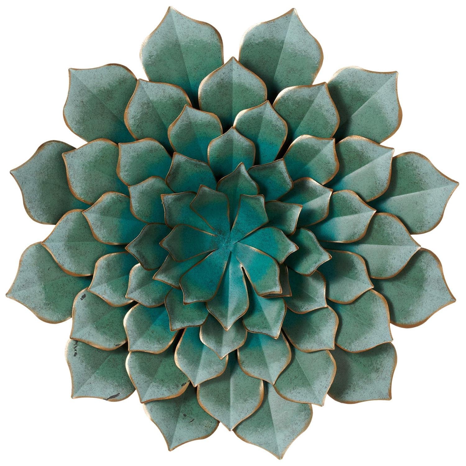 CBK Metal Large Layered Succulent Wall Decor 158701 - Walmart.com