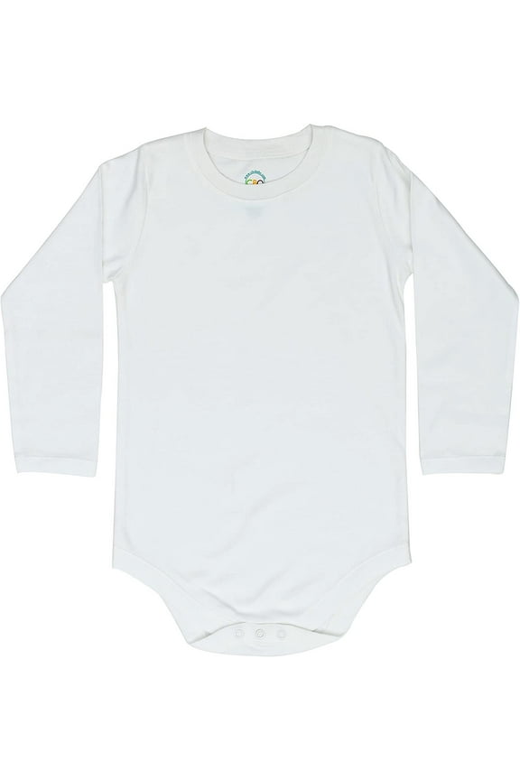 CBObaby 2T 3T 4T 5T 6T Toddler Long Sleeve Crew/Round Neck Bodysuit