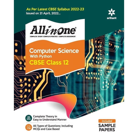 CBSE All In One Computer Science with Python Class 12 2022-23 Edition (As per latest CBSE Syllabus issued on 21 April 20, (Paperback)