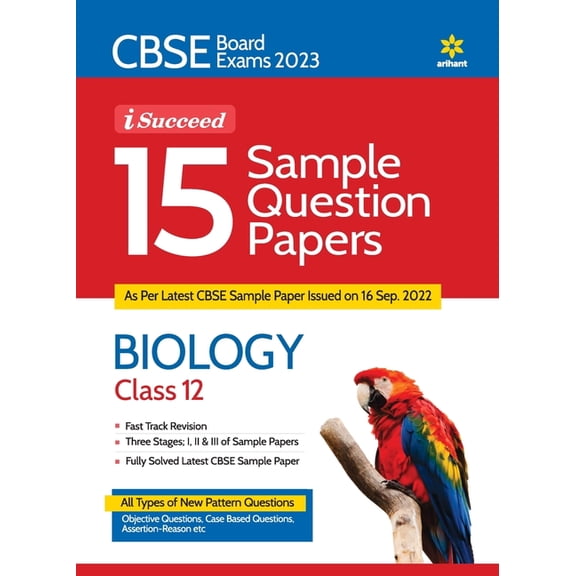 CBSE Board Exam 2023 I-Succeed 15 Sample Question Papers - BIOLOGY Class 12th, (Paperback)
