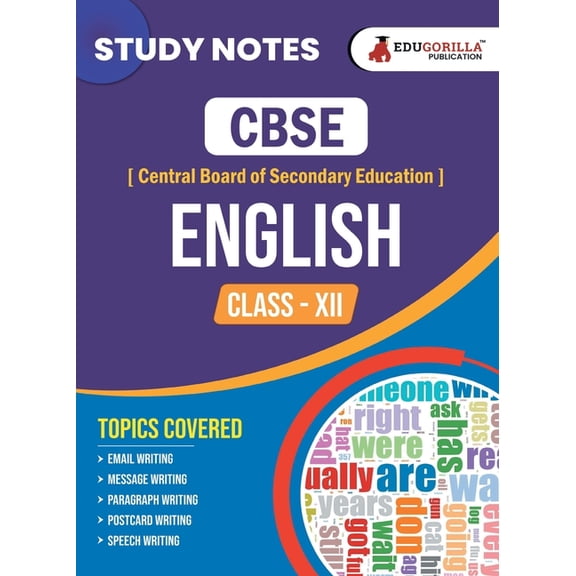 CBSE (Central Board of Secondary Education) Class XII Science - English Topic-wise Notes A Complete Preparation Study No, (Paperback)