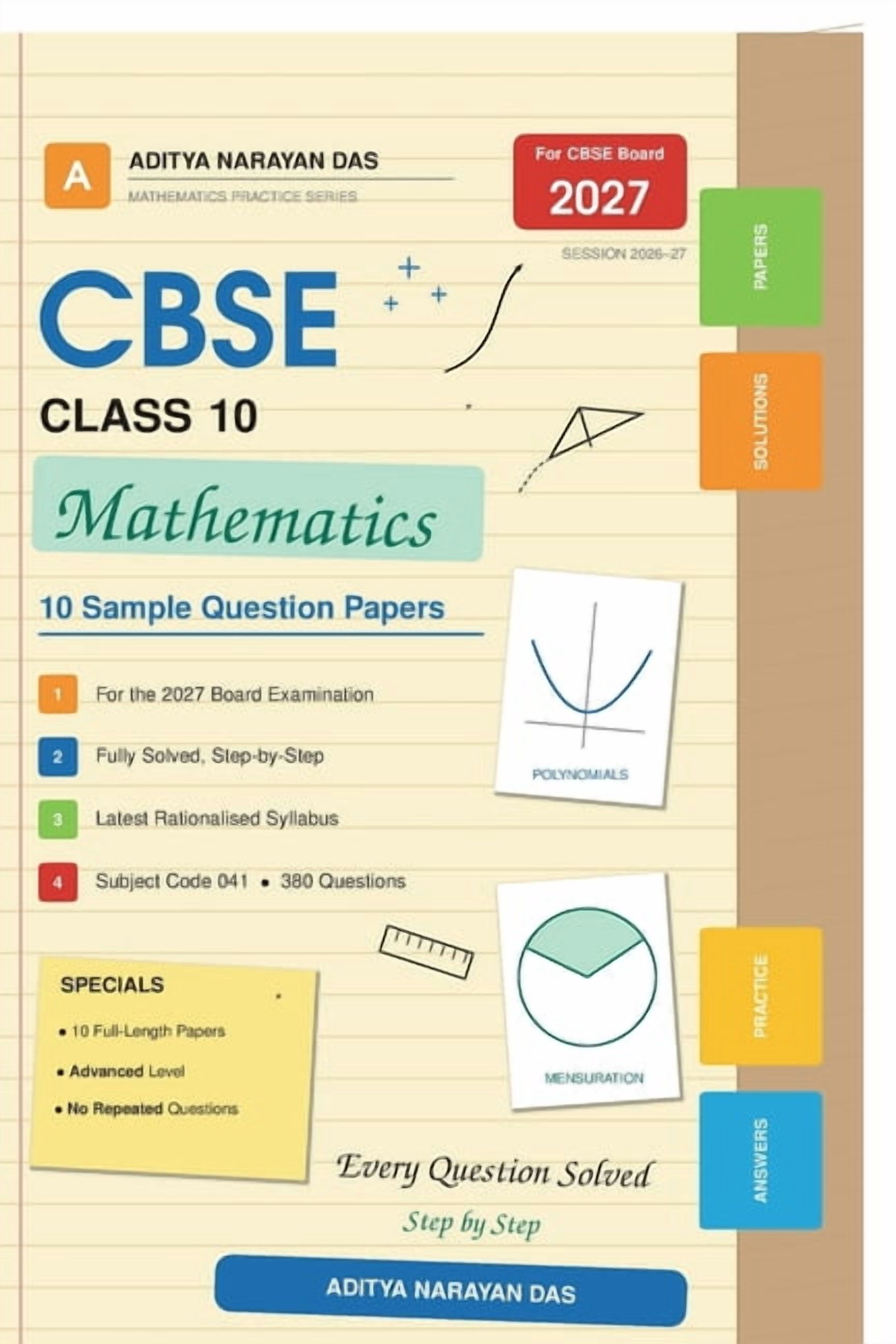 CBSE Class 10 Mathematics: 10 Sample Question Papers: For the 2027 ...