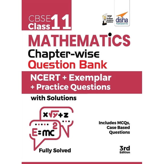 CBSE Class 11 Mathematics Chapter-wise Question Bank - NCERT + Exemplar + Practice Questions with Solutions - 3rd Editio, (Paperback)