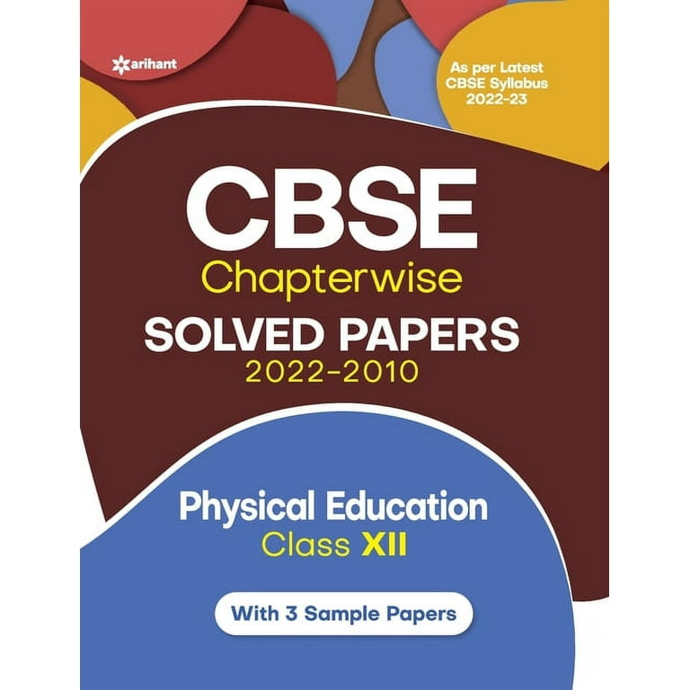 CBSE Physical education Chapterwise Solved Papers Class 12 for