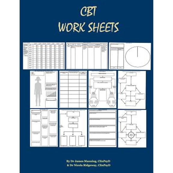 Pre-Owned CBT Worksheets: CBT Worksheets for CBT Therapists in Training: Formulation Worksheets, Padesky Hot (Paperback) by Dr James Manning, Dr Nicola Ridgeway