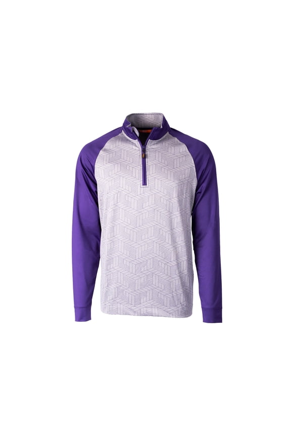 CBUK Men's All-Star Printed Half-Zip Jacket