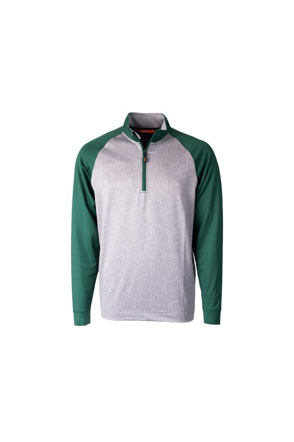 CBUK Men's All-Star Printed Half-Zip Jacket