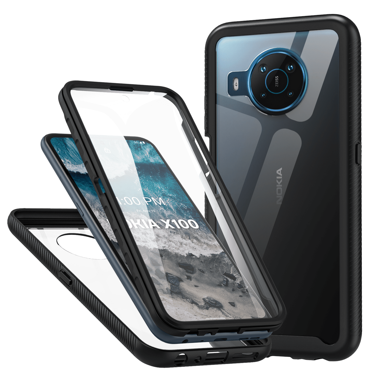 CBUS HeavyDuty Phone Case with Builtin Screen Protector for Nokia