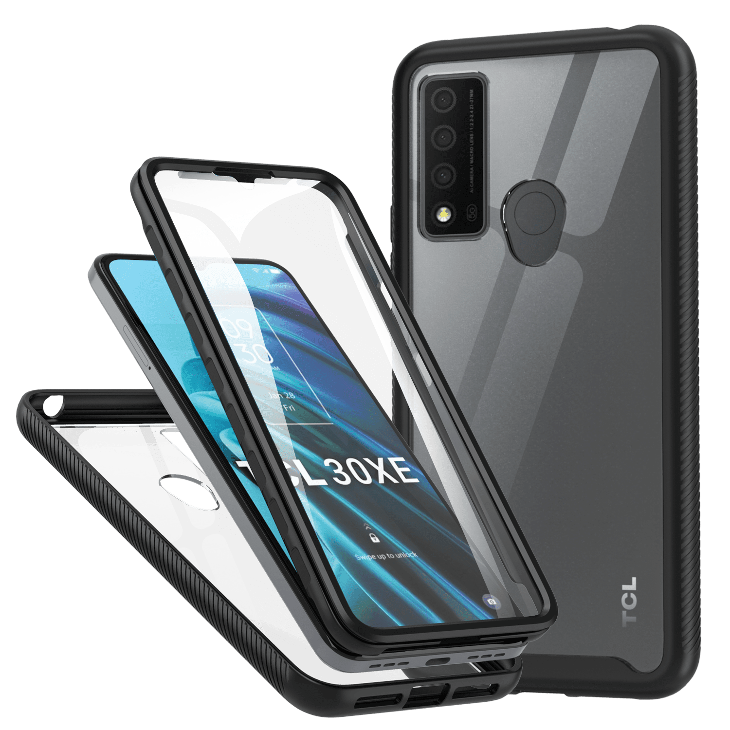  MAOUICI Case for TCL 40 NXTpaper 5G (6.56 inches),Black Shell  Case for TCL 40 NXTpaper 5G with 6 Tempered Glass Screen Protector : Cell  Phones & Accessories