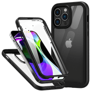 CBUS Heavy-Duty Phone Case with Built-in Screen Protector for iPhone 14 Pro Max Black