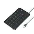 thumbnail image 1 of CBUS Wired USB-A Numeric Keypad for Laptop, 23 Keys Numpad Keyboard with Tab, Home, Email & Calculator Keys, 5ft Cable, Small and Lightweight Design, 1 of 1