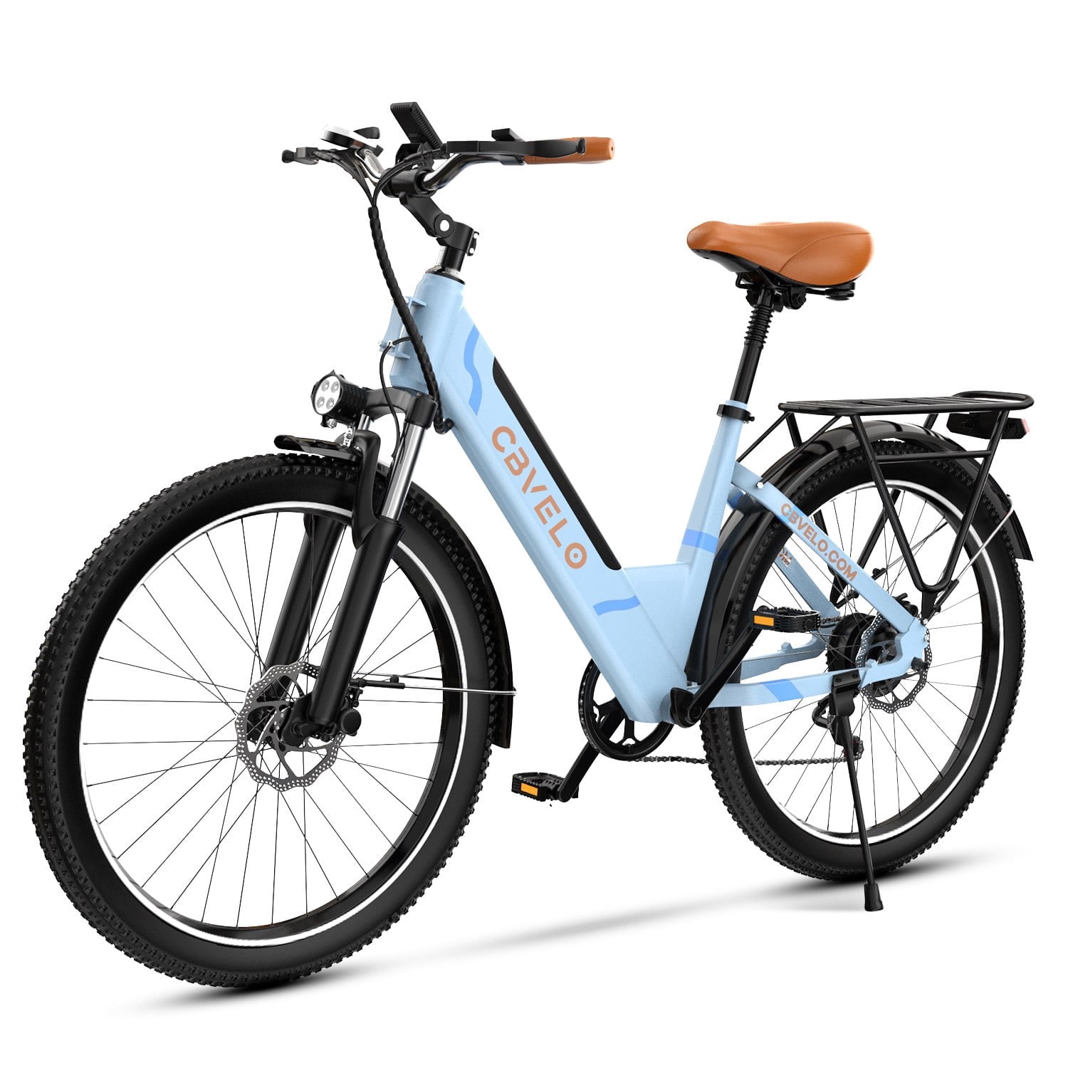 CBVELO Electric Bike for Adults, 26" Peak 1000W Motor Ebike, 48V 14Ah Removable Battery, 80 Miles Max 28MPH, 7 Speed Electric Bicycle UL2849