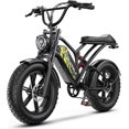 thumbnail image 1 of CBVELO Electric Bike for Adults 1500W Peak 20" Fat Tire All-Terrain E-Bike 80 Miles 30MPH  Dirt Bike  Sand Mountain Snow Off road- 48V 30AH Battery Powered Electric Motorcycle, 1 of 9