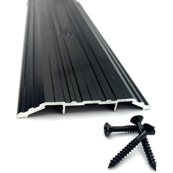 CBW Black Aluminum Threshold 4" Wide 1/2" Height (1, 60 Inch)