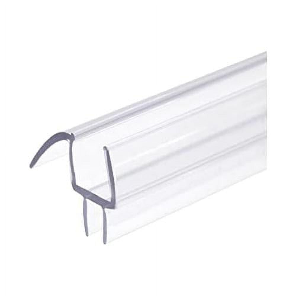 CBW Frameless Ultra Clear Shower Door Bottom Seal With Drip Rail 3/8