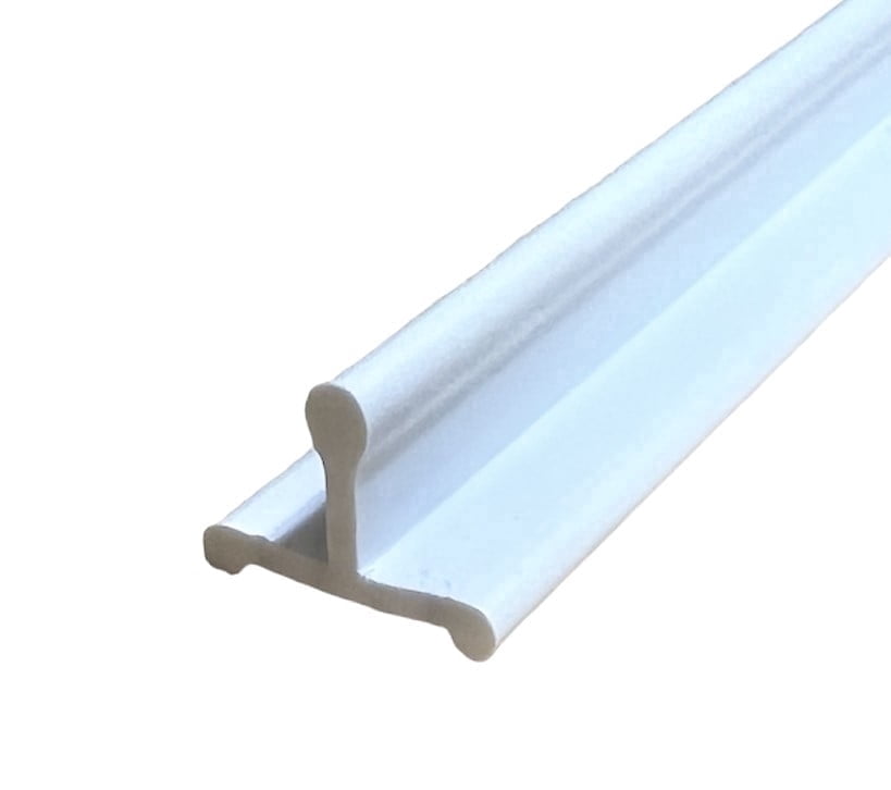 Pvc Screen Track Standard Replacement CBW Flat White Vinyl Track for 72-inch Sliding ...