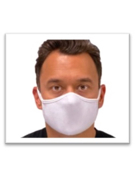 Premium Cotton Face Mask White, Pack of 12
