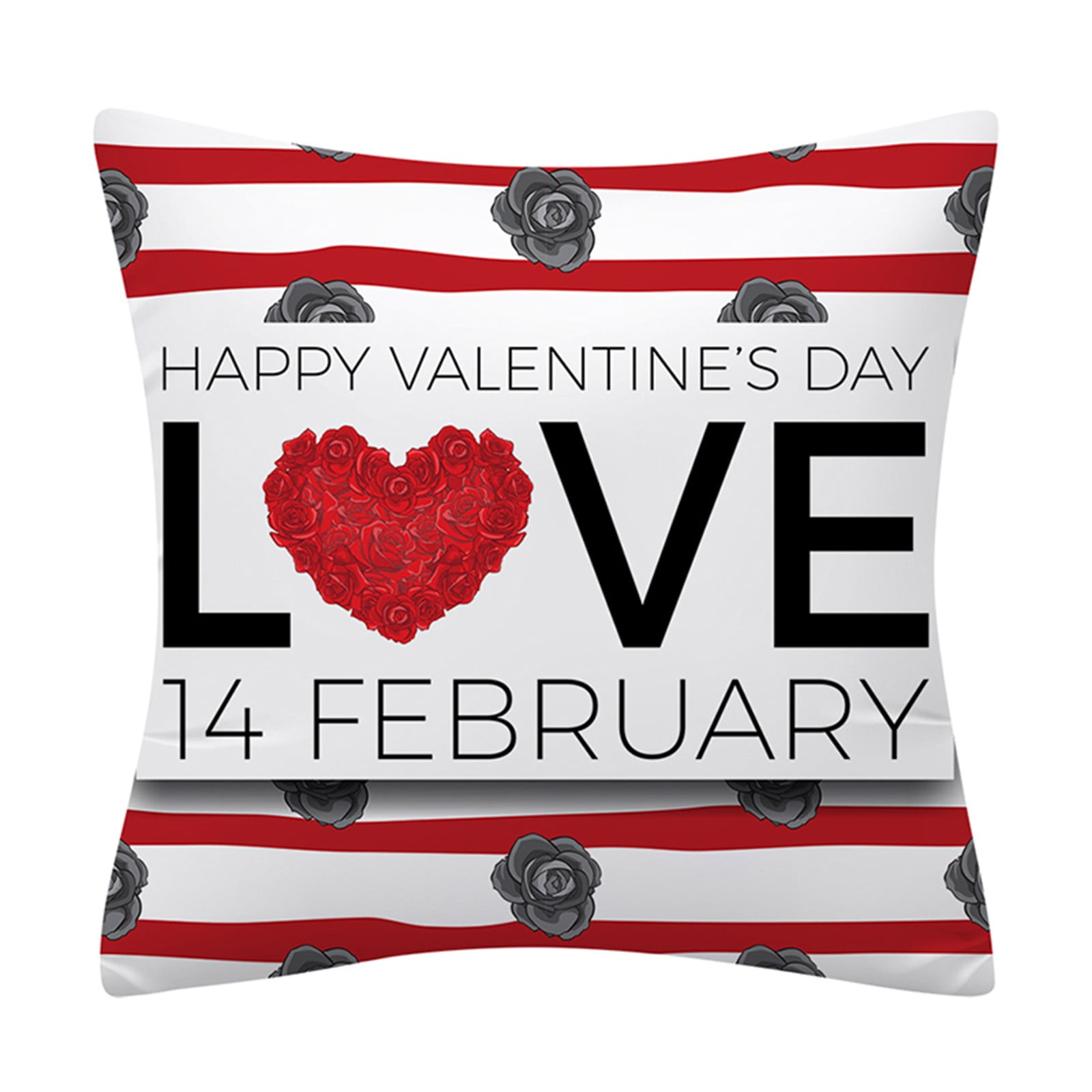 CBYHMELIVE Discount Valentine's Day Pillow Case Glitter Sofa Throw
