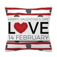CBYHMELIVE Discount Valentine's Day Pillow Case Glitter Sofa Throw
