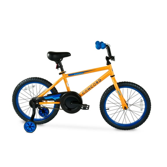 Concord 18" Kids' Bike, Fits Riders 41"-49", Orange, Child, Boys