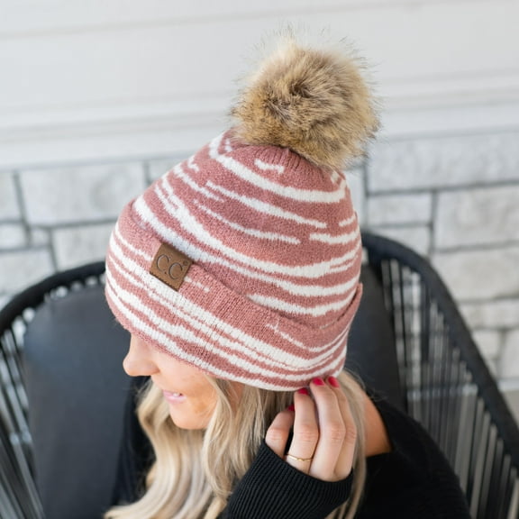 CC Animal Print Beanie
