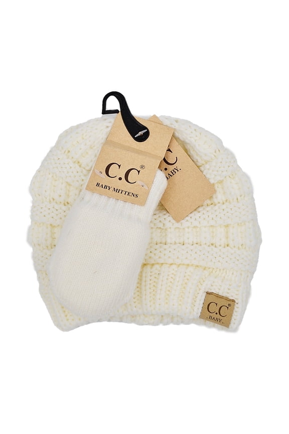 CC Baby Set | Popular CC Beanie & Mittens