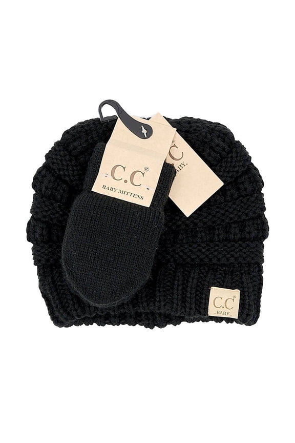 CC Baby Set | Popular CC Beanie & Mittens
