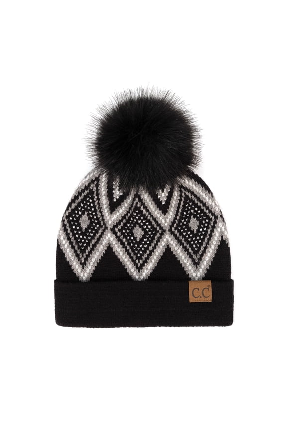 CC Beanie Geometric
