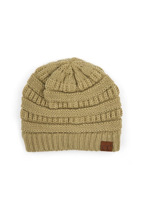 CC Brand Trendy Warm Chunky Soft Stretch Cable Knit Skully Beanie Hats Cap