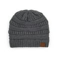 thumbnail image 1 of CC Brand Trendy Warm Chunky Soft Stretch Cable Knit Skully Beanie Hats Cap, 1 of 48