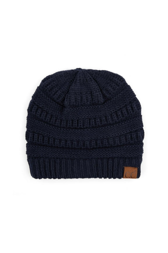 CC Brand Trendy Warm Chunky Soft Stretch Cable Knit Skully Beanie Hats Cap