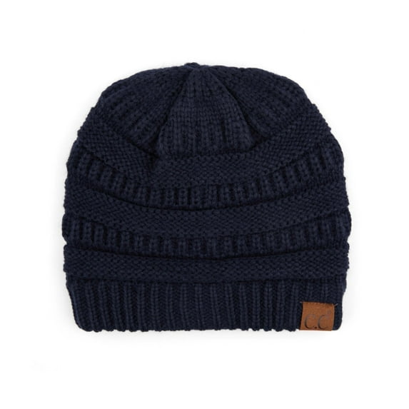 CC Brand Trendy Warm Chunky Soft Stretch Cable Knit Skully Beanie Hats Cap