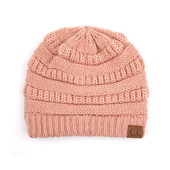 CC Brand Trendy Warm Chunky Soft Stretch Cable Knit Skully Beanie Hats Cap