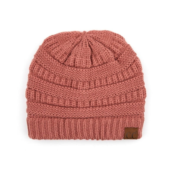 CC Brand Trendy Warm Chunky Soft Stretch Cable Knit Skully Beanie Hats Cap