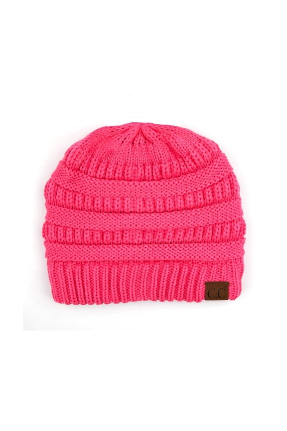 CC Brand Trendy Warm Chunky Soft Stretch Cable Knit Skully Beanie Hats Cap