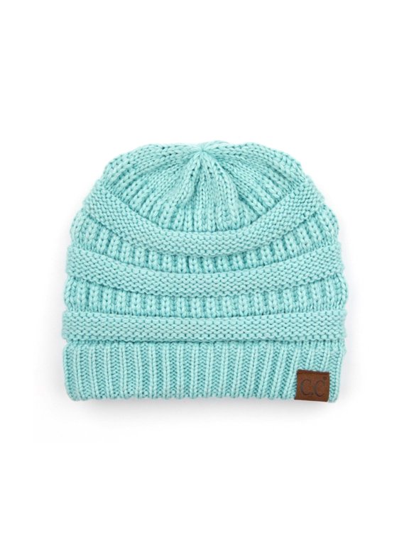 CC Brand Trendy Warm Chunky Soft Stretch Cable Knit Skully Beanie Hats Cap