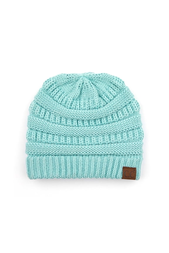 CC Brand Trendy Warm Chunky Soft Stretch Cable Knit Skully Beanie Hats Cap