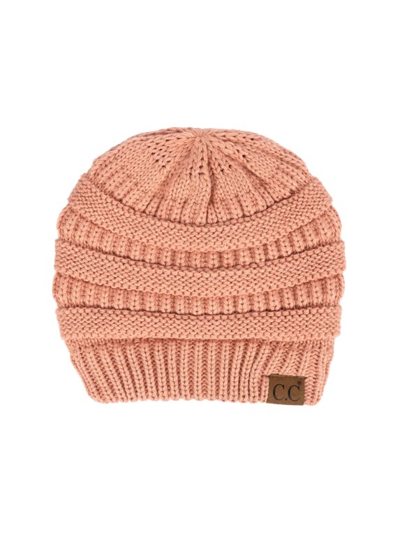CC Brand Trendy Warm Chunky Soft Stretch Cable Knit Skully Beanie Hats Cap