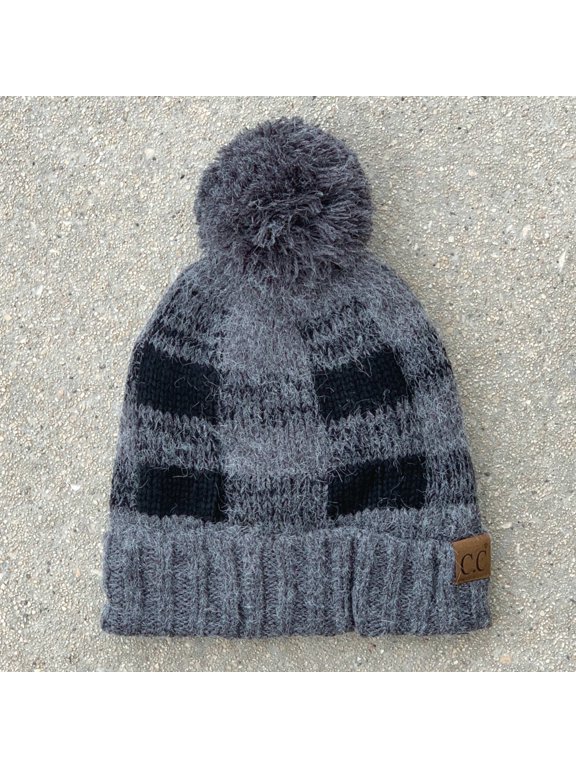 CC Buffalo Plaid Beanie