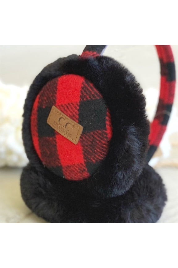 CC Buffalo Plaid Earmuff