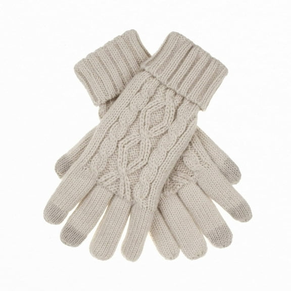 CC Cable Knit Fleece Lined Gloves