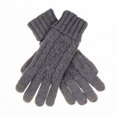 thumbnail image 1 of CC Cable Knit Fleece Lined Gloves, 1 of 11
