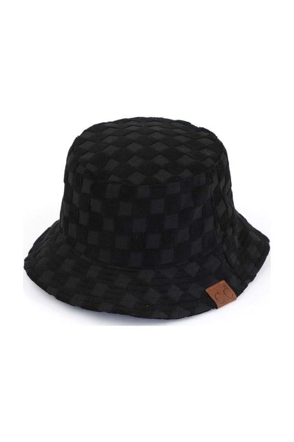 CC Checkered Terry Cloth Bucket