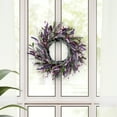 thumbnail image 1 of CC Christmas Decor Lavender Floral Artificial Spring Wreath - 24" - Purple, 1 of 4